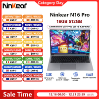 Ninkear N16 Pro Laptop 16GB 512GB 13th Intel i7-13620H 16‘’ 2.5K IPS 120Hz Gaming Computer 57.75Wh Fingerprint Unlock Notebook