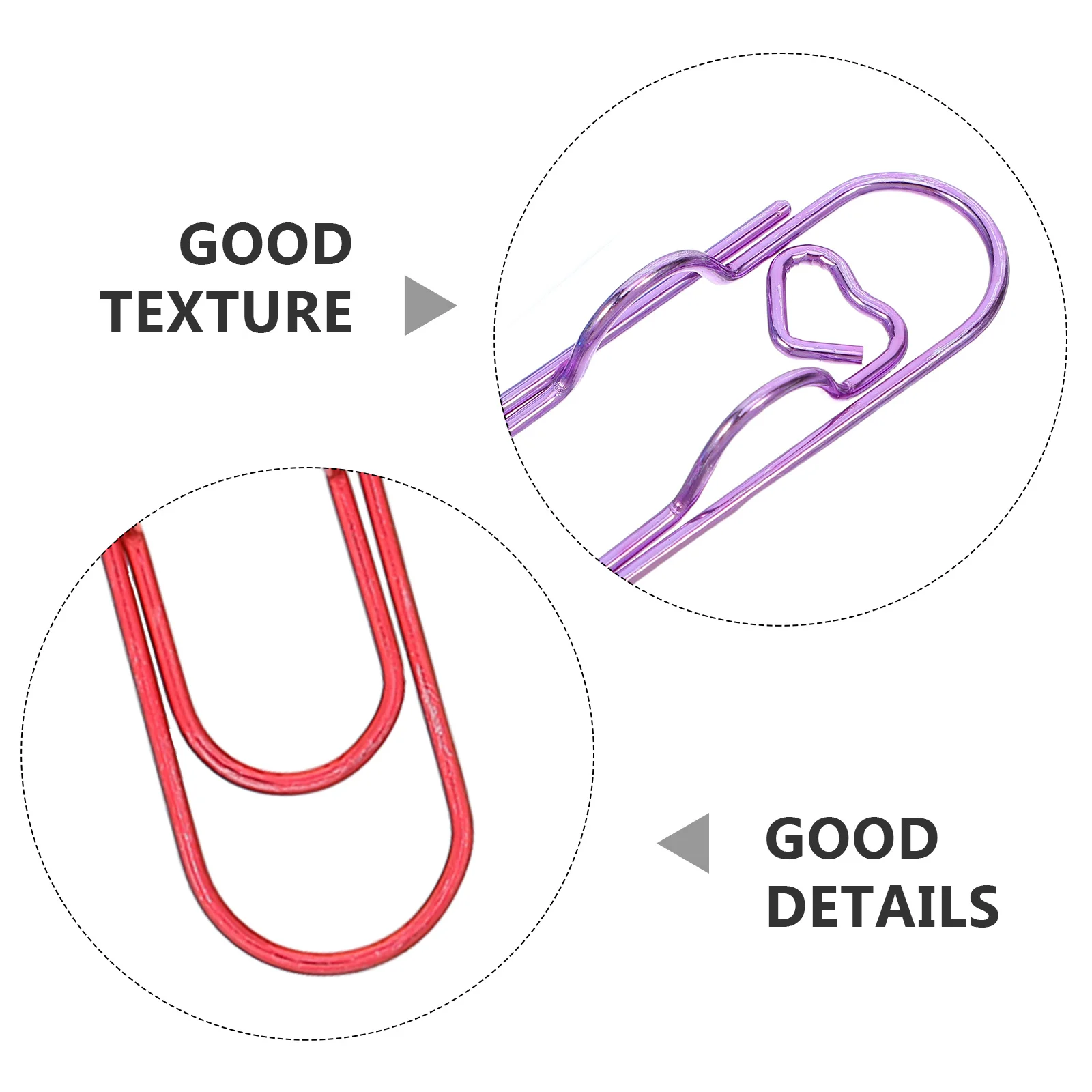 70 clip decorative per penne in metallo, portapenne sicuro, graffette per notebook, ufficiale, pianificatore, accessori, strumento di scrittura portatile