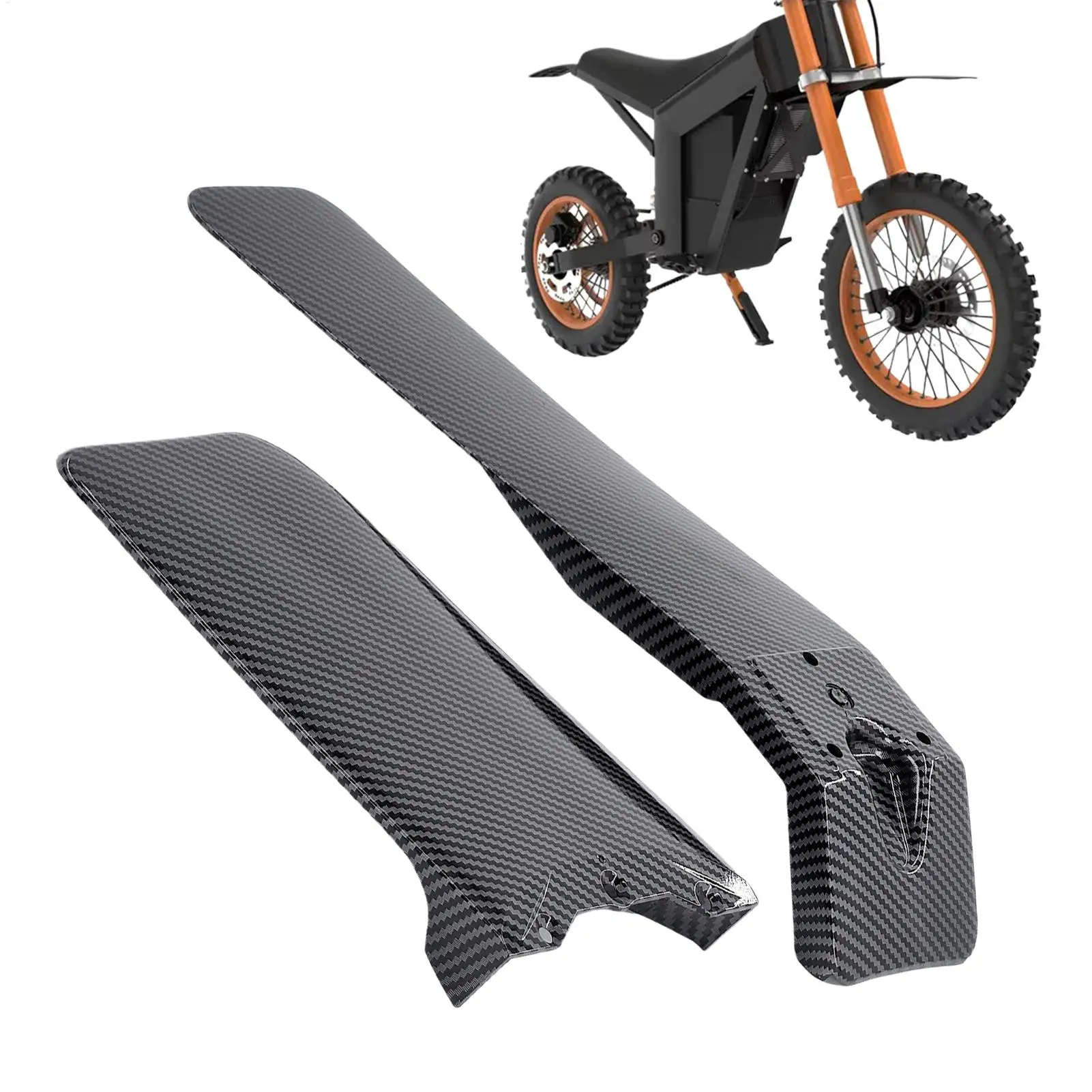 

Dirt Bike Mud Guard Lightweight Shock-Absorbing Motorcycle Wheel Splash Guard Kit For Men Women Rain Riding Commuting Touring