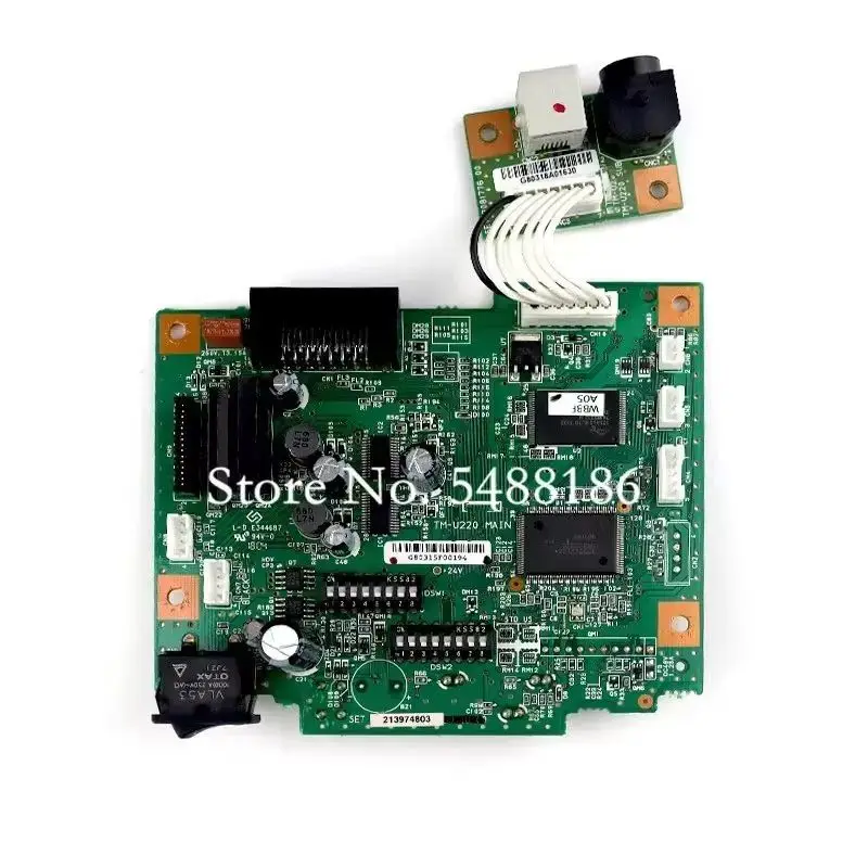 

TM U220 Motherboard for Epson TM-U220B M188B Main Logic Circuit Board Assembly with Power Adapter Board TMU220 Mainboard TMU288D