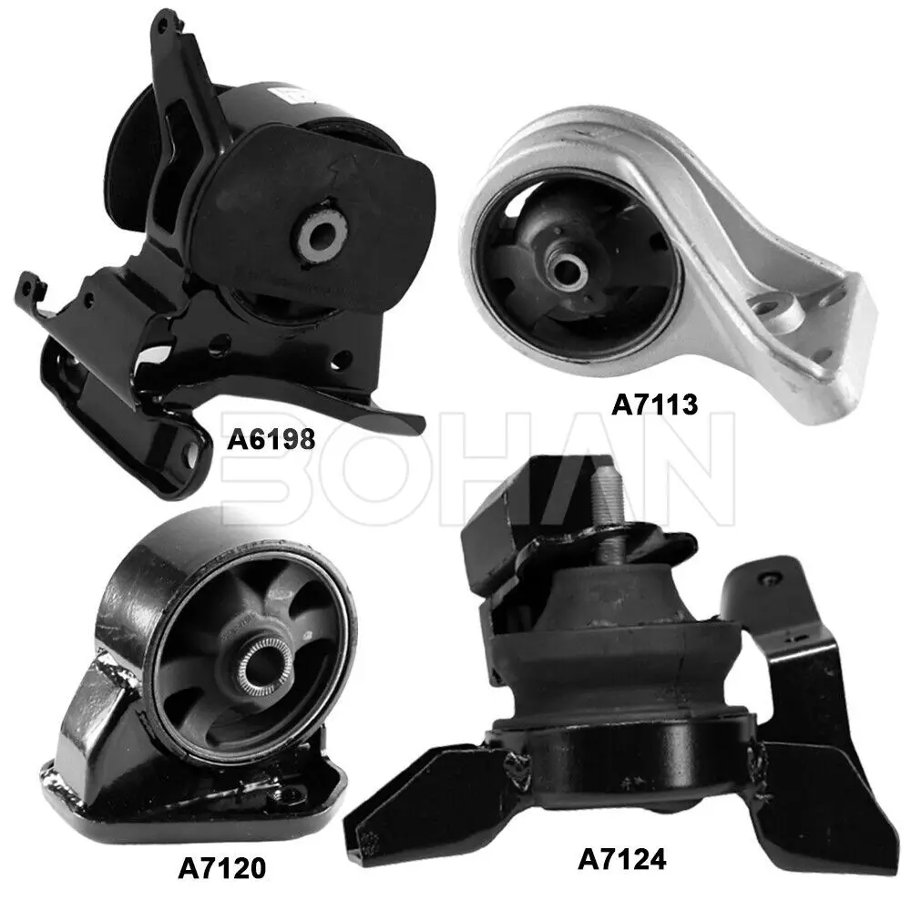 Engine Mounts & Automatic Trans. Mount 4PCS For Hyundai Santa Fe 06-01 V6-2.7L A7124 A7120 A7113 A6198