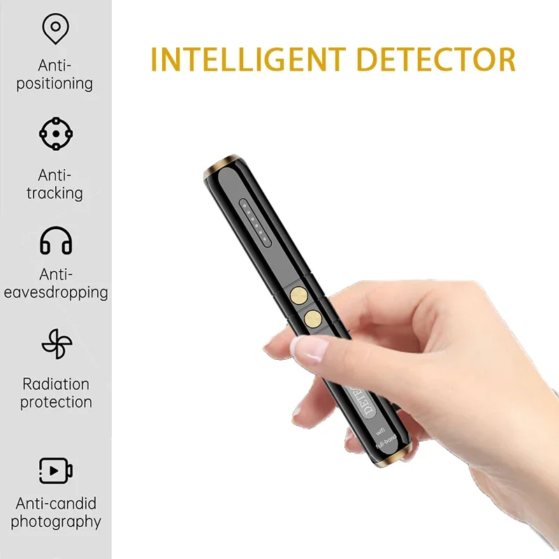 Mini Hidden Camera Detector Security Protection Device Spying Detection Espia Cam Scanner GPS Radio Frequency RF Signal Finder