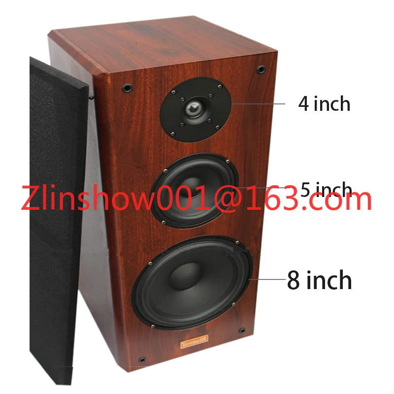 

200 Вт 8-дюймовые полочные колонки 7 Ом Монитор Пассивная лихорадка Hi-Fi Surround Высококачественное домашнее аудио Музыка Усилители звука Динамик