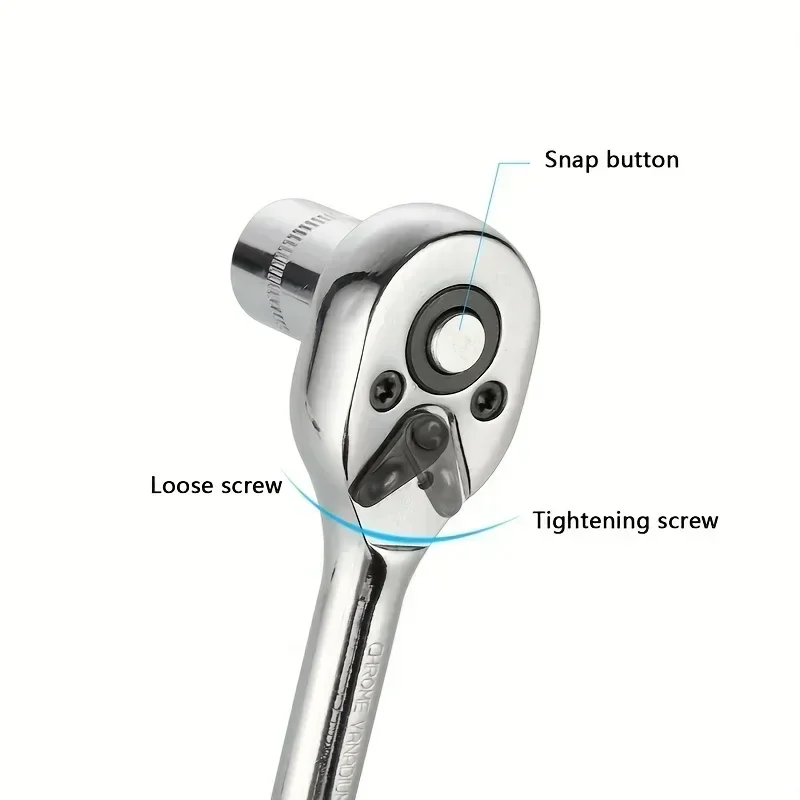AIRAJ NIEUWE Auto Reparatie Tool Kit 46/53 Stuk/set Socket Set Auto Reparatie Tool Ratel Momentsleutel Combo Auto repareren Tool Set