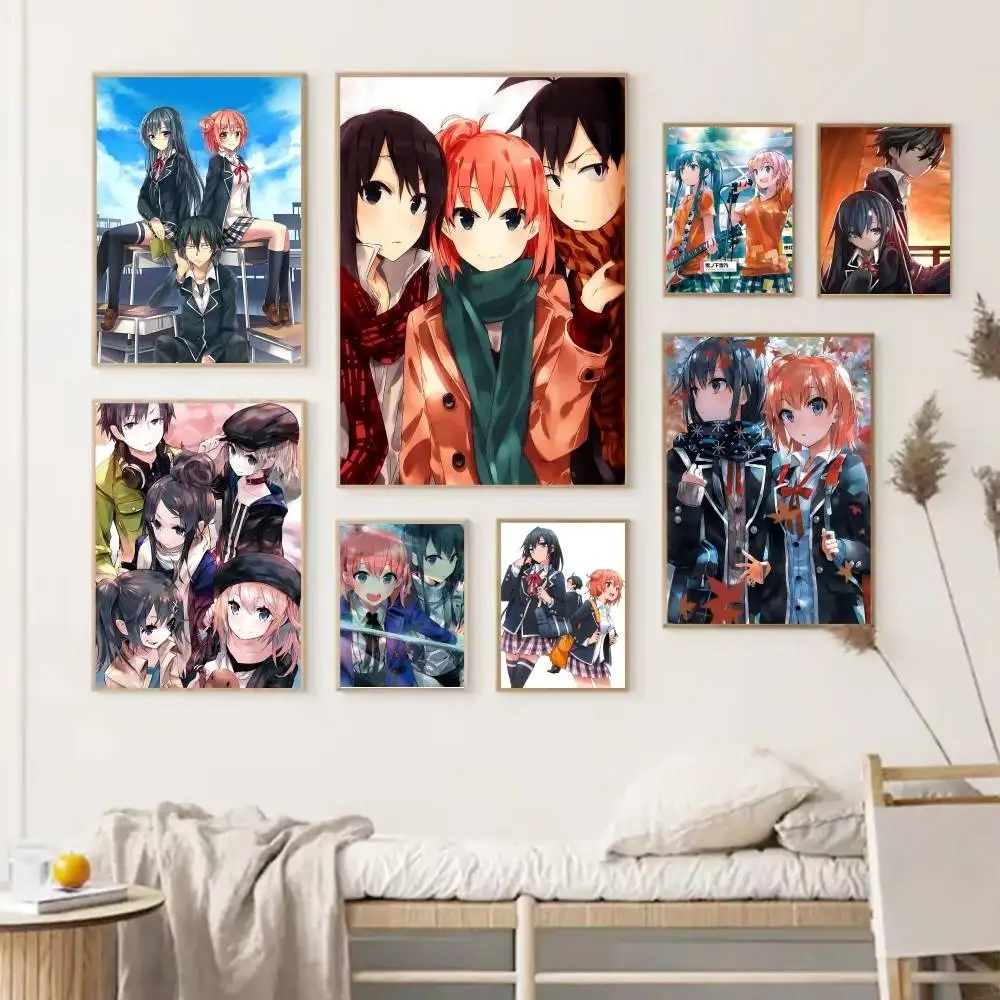 Anime My T-Teen R-Romantic C-Comedy Posters HD Print Vintage Wall Art Decor for Home Study Room