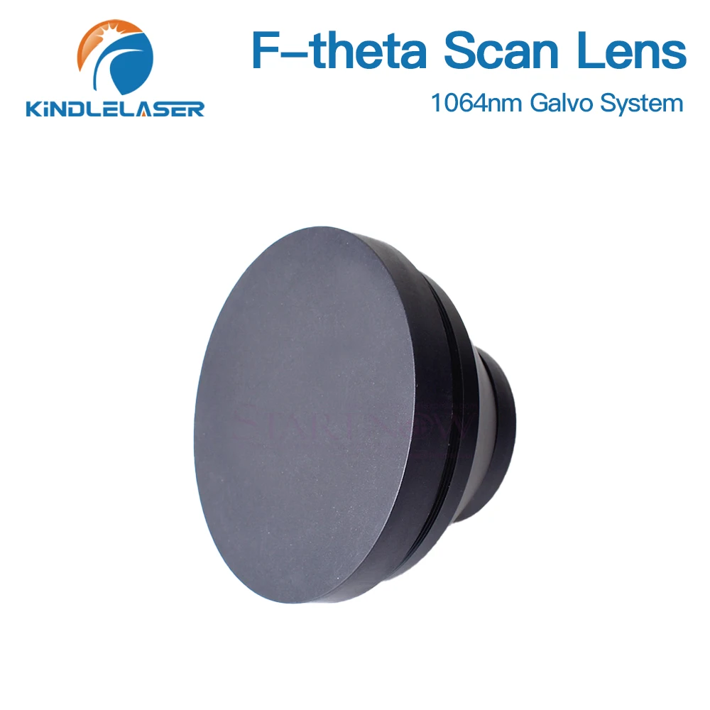 KINDLELASER Lente F-theta Lente di messa a fuoco 1064nm Lunghezza focale laser 63-420mm Campo di scansione 50×50-300×300 per sistema Galvo laser a fibra YAG