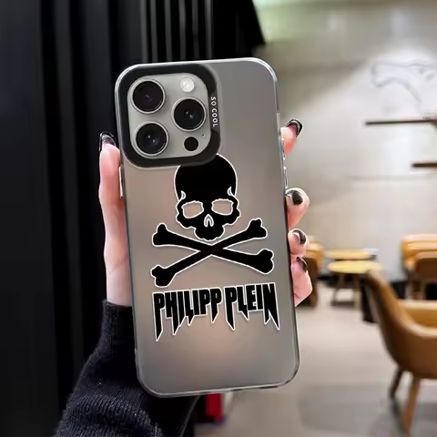 P-Philipp Fashion Plating Hard Case for iPhone XS 16E SE4 12 16 15 14 13 11 Pro Max X XR 8 7 Plus SE 2020 Shockproof Back Cover