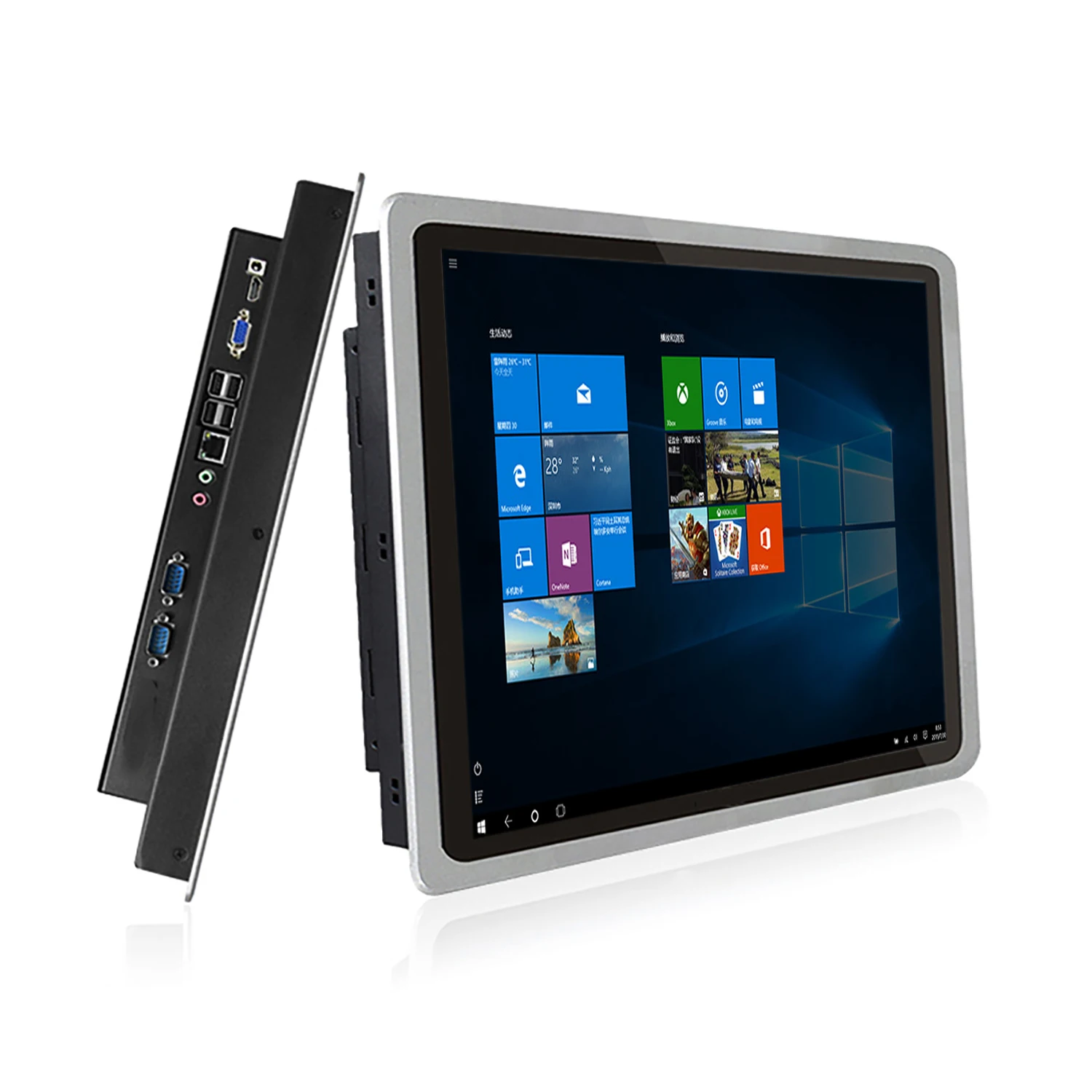13.3 15.6 18.5 Inch industrial touch mini computer all-in-one pc with capacitive touch screen panel pc wifi win10 pro 1366x768