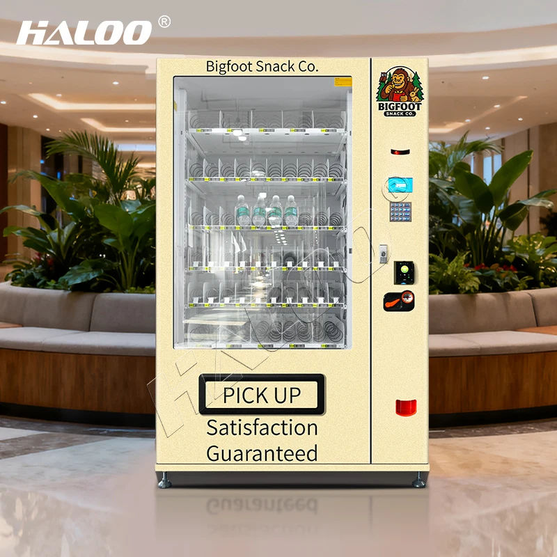 Distributeur Automatique Vending Machine Smart Snack and Drink Combi Vending Machine Snack and Beverage Vending Machine