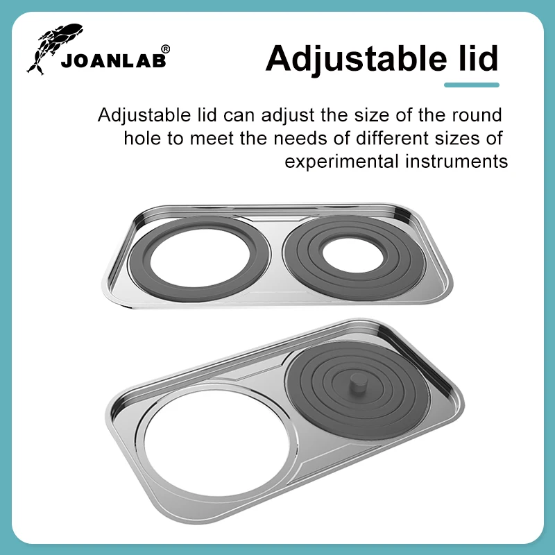 JOANLAB bak air pemanas termostatik, perangkat Lab tampilan Digital, peralatan Lab temperatur konstan 2 lubang