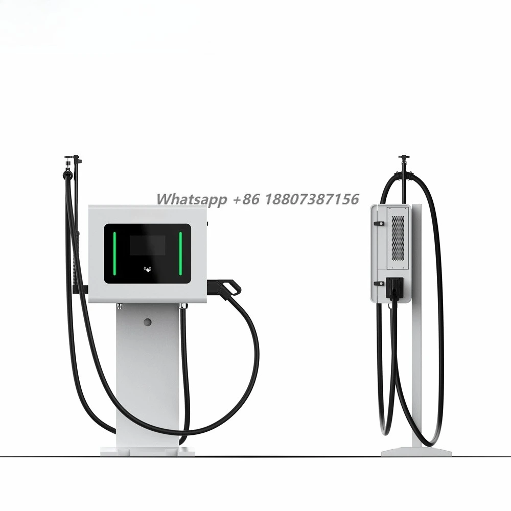 Electric vehicle charging station pillar DC charger 20kW 30kW 40kW with single charging