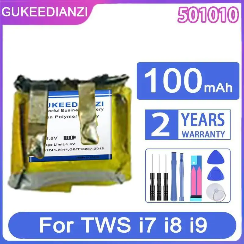 بطارية بديلة GUKEEDIANZI 400909 401010 501010 ل i7s/i8/i9/i10/i12TWS Tws-12 سماعات لاسلكية سماعة MP3 MP4 #4