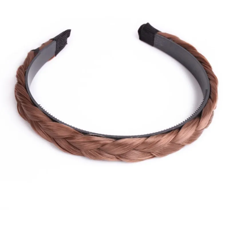 Moda antiderrapante headbands feminino torção hairbands ajustável cabeça banda moldura headwear meninas trança acessórios de cabelo