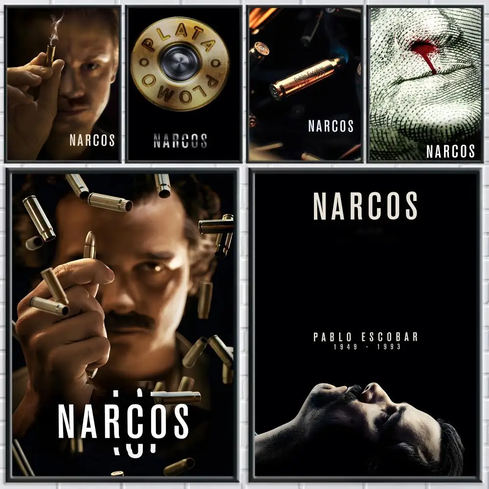series Narcos Poster Poster HD Self Adhesive Waterproof Art Print Wall Decor for Bedroom Living Room Home Gift