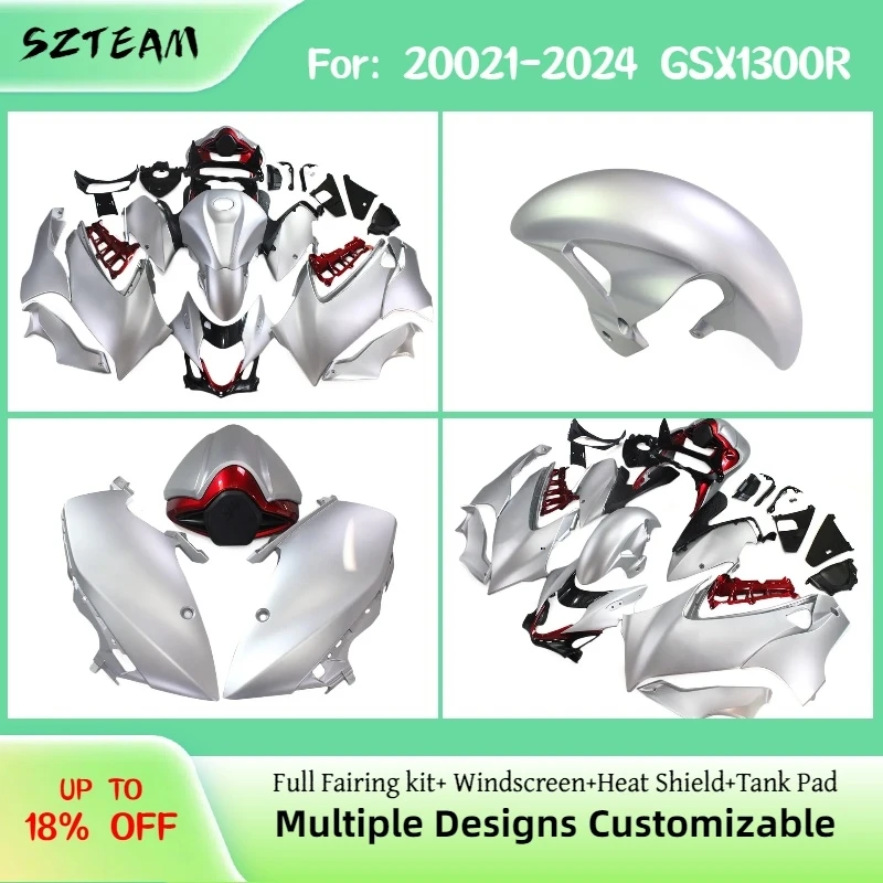 

Комплект пластиковых обтекателей в гоночном стиле для мотоциклов Suzuki GSX-1300R 2021-2024 годов выпуска