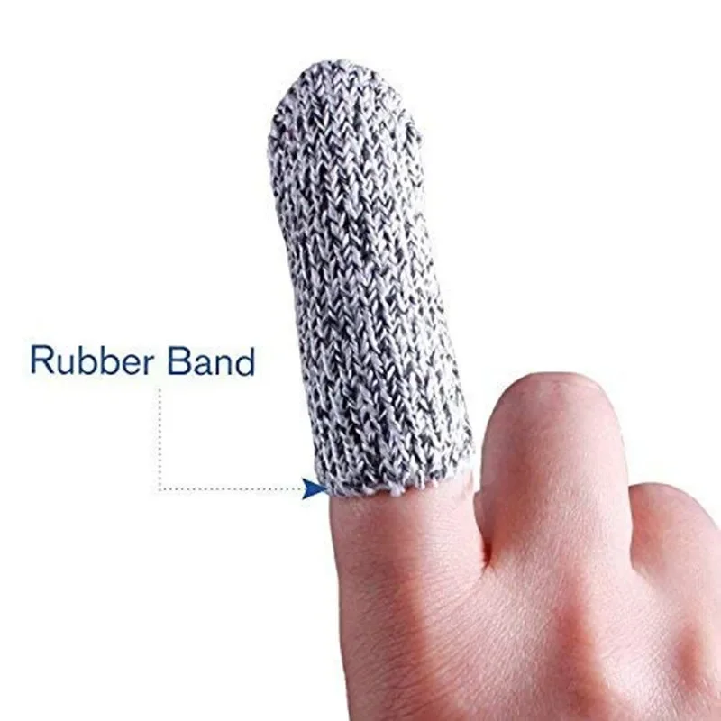 Nieuwe 5Pcs Anti-Cut Vinger Babybedjes Niveau 5 Veiligheid Snijbestendige Veiligheid Handschoenen Voor Keuken, Werk, sculptuur Picker Vingertoppen Protector