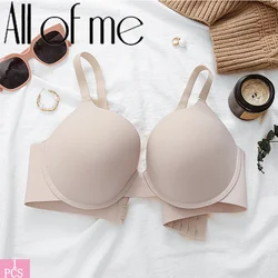 1Pcs Deep Cup Brassiere Adjustable Fat Mm Bra Large Size No Underwire Comfortable Bra Sexy Breathable Gathered Women's Underwear