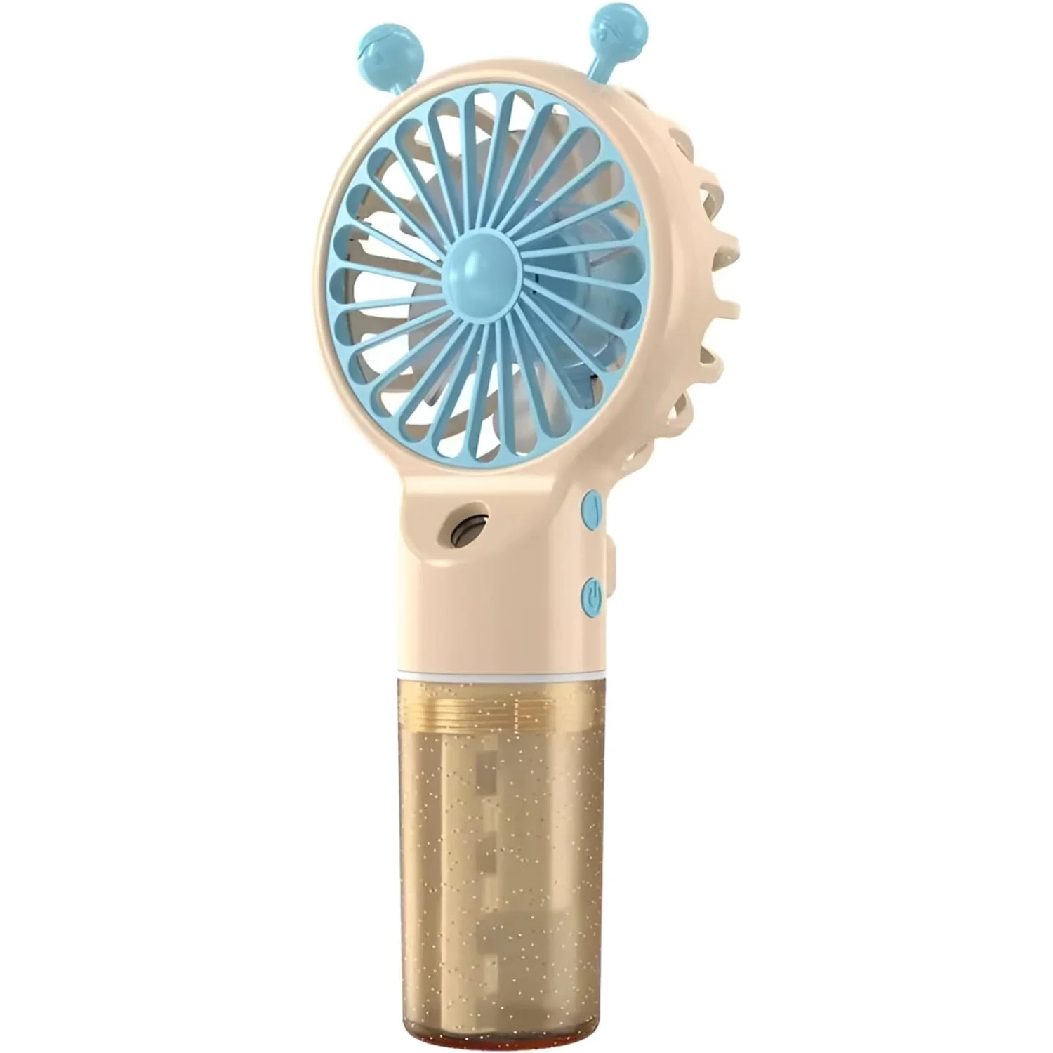 Kipas Pendingin Mini Semprotan Air Kipas Kabut Portabel USB Isi Ulang, Portabel Pelembap Udara Portabel