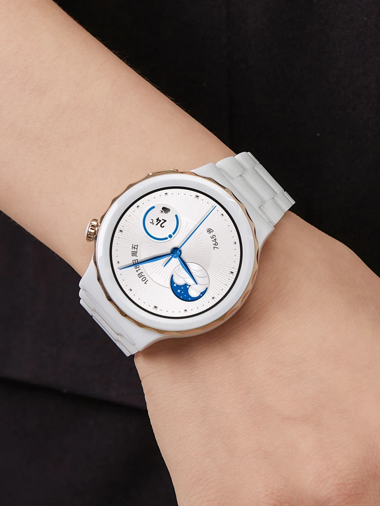 Tali Keramik 20/22Mm untuk Huawei GT 3 Pro, Gelang Jam Keramik Universal untuk Jam Tangan Huawei GT3 GT 2 Pro GT Gelang untuk Wanita Pria