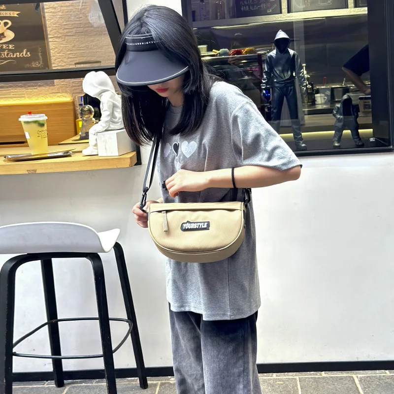 

2025 Waterproof Nylon Hobo Crossbody Bag, Outdoor Utility Shoulder Purse, Sporty Streetwear Unisex Bag