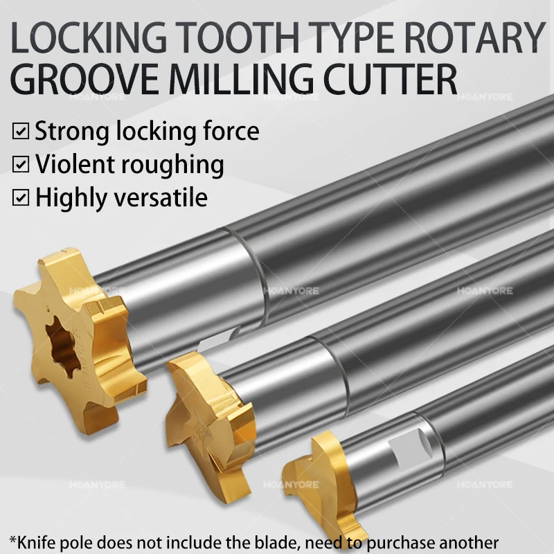 

T-Slot Milling Cutter T-Slot Milling Cutter Small Hole Slot Milling Cutter Internal Hole Slot Milling Cutter Large Cutting Depth