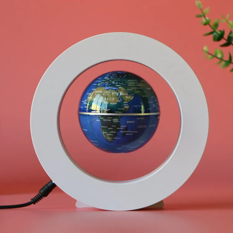 Magnetic Levitation Globe 4-inch Automatic Rotation Household Ornaments Practical High-Grade Gifts