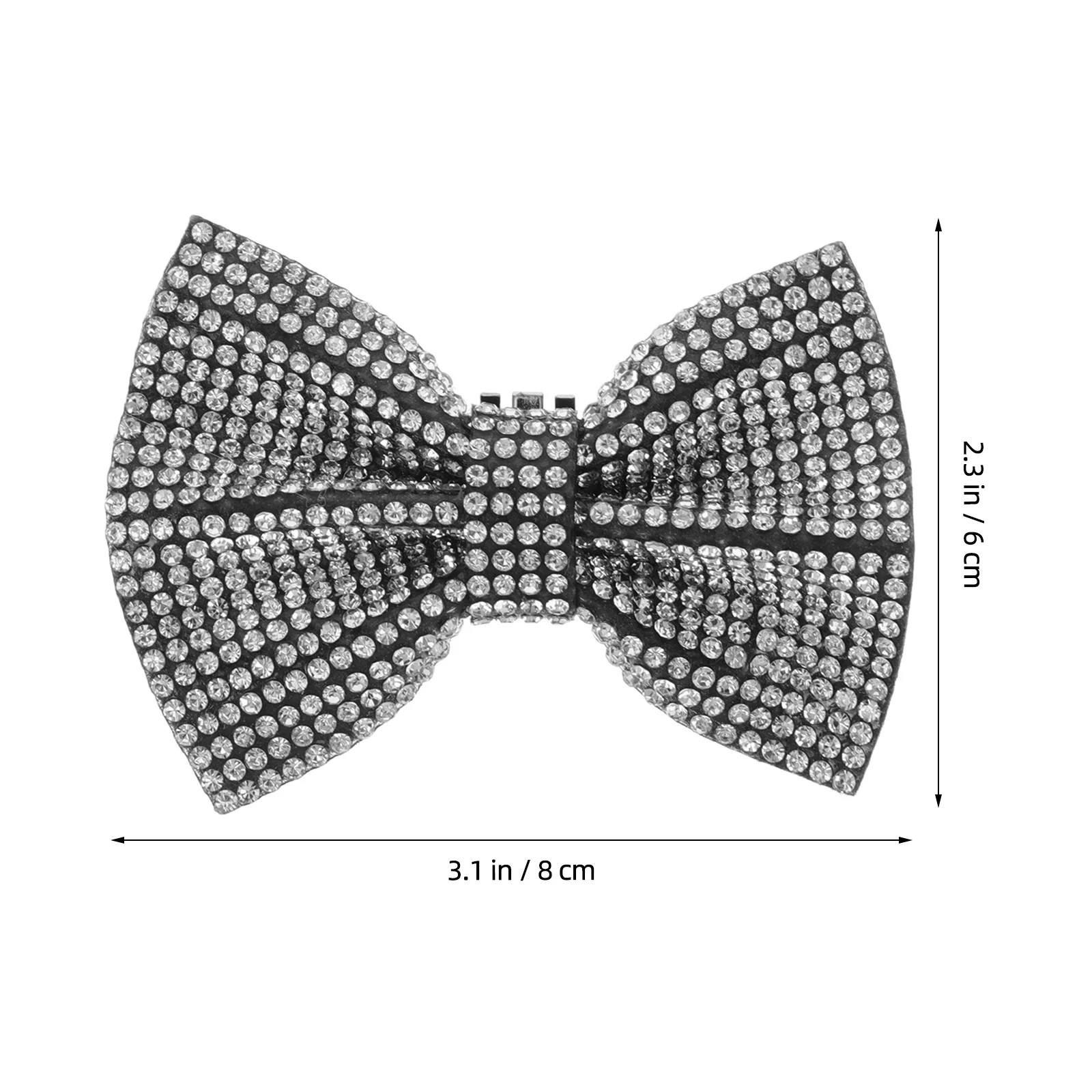 1Pair Rhinestone Shoe Clips Crystal Bowknot Buckle Decorative High Heel Bridal Jewelry for Weddings Party Elegant Footwear