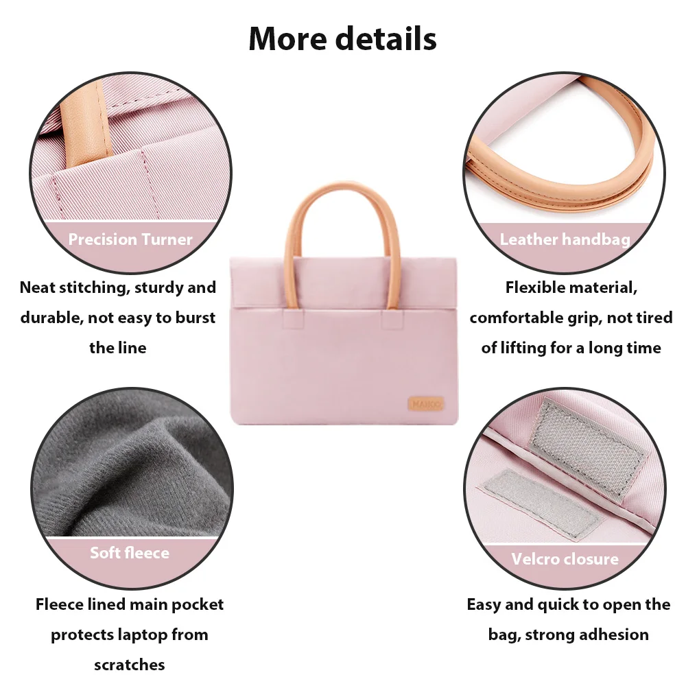 Women Laptop Case 14in-15.6in Handbag for Tablet Mobile Phone Laptop Bag for Macbook Air Pro Lenovo Xiaomi HP Fashion Tote Bag