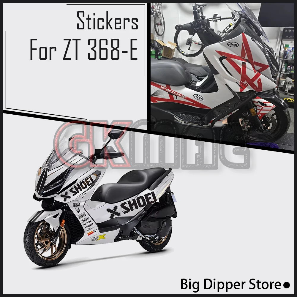 

New For ZONTES ZT 368-E 368E E368 Motorcycle Modified Sticker Applique Car Film Crystal Film Stickers