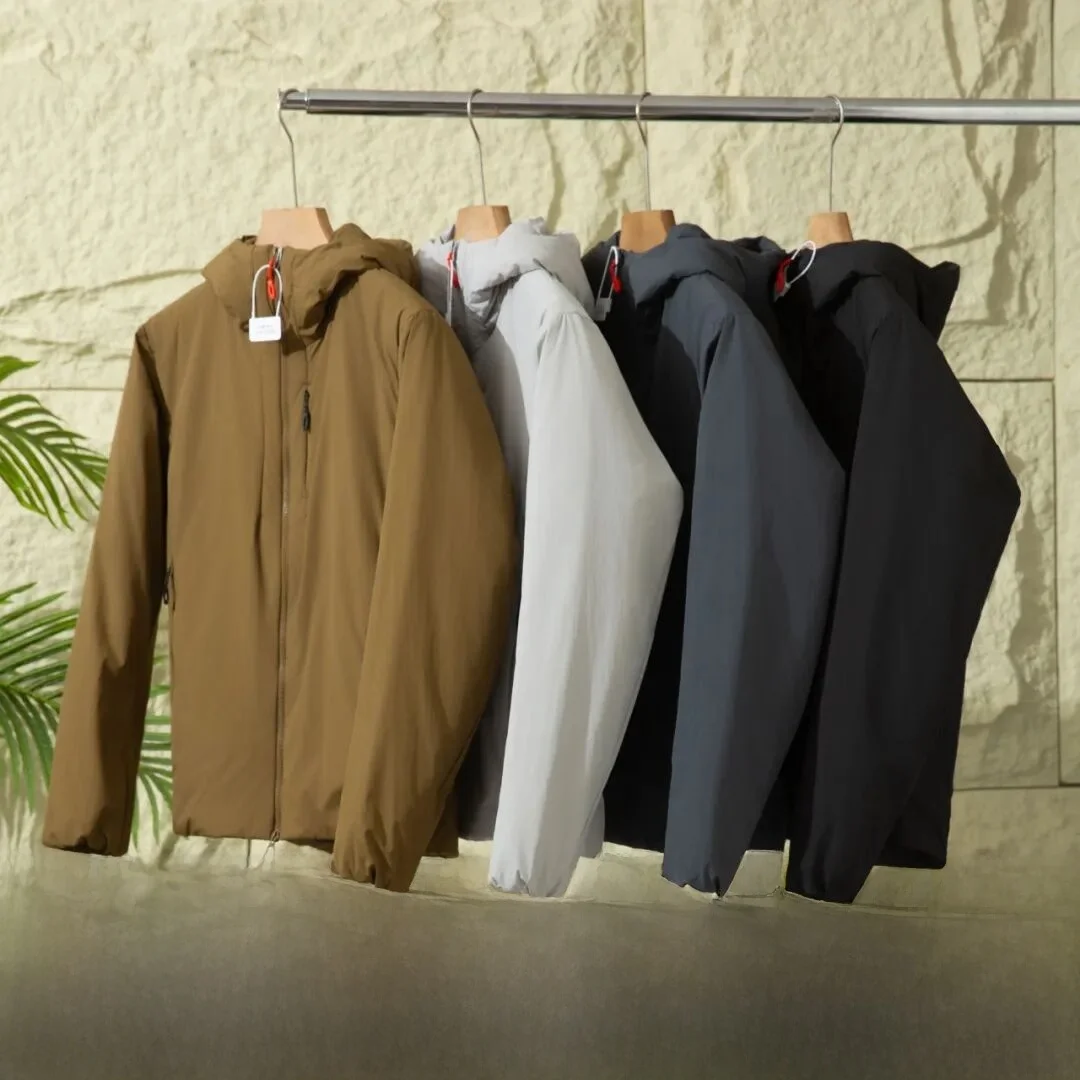 

Уличная мужская легкая теплая хлопковая куртка с 3D пошивкой, ветрозащитная водонепроницаемая модная зимняя куртка с капюшоном, подставка