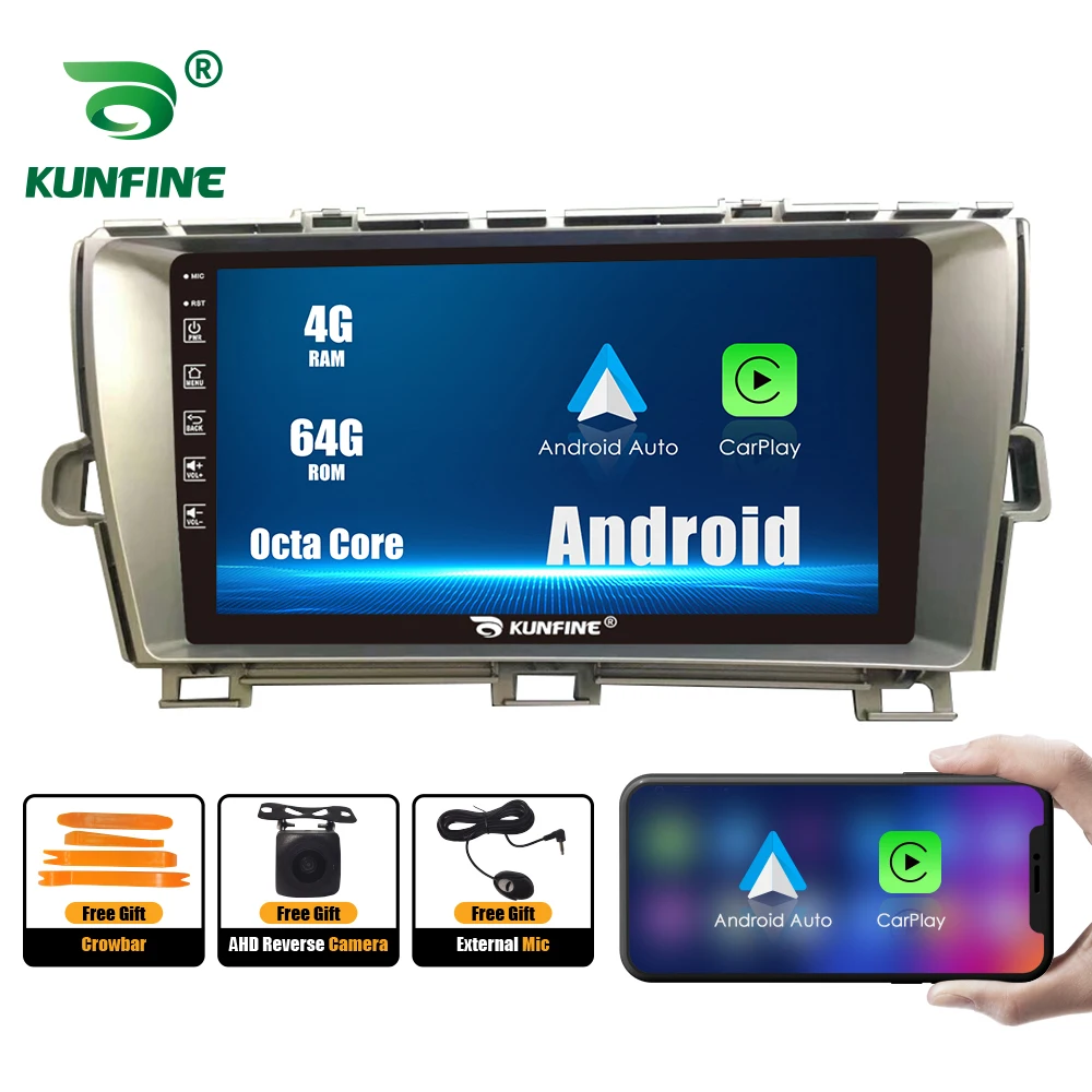 Android Car Radio For Toyota PRIUS 2009-2015 2Din Multimedia Video Player GPS Navigation Stereo Audio Head Unit Carplay 4G Wifi