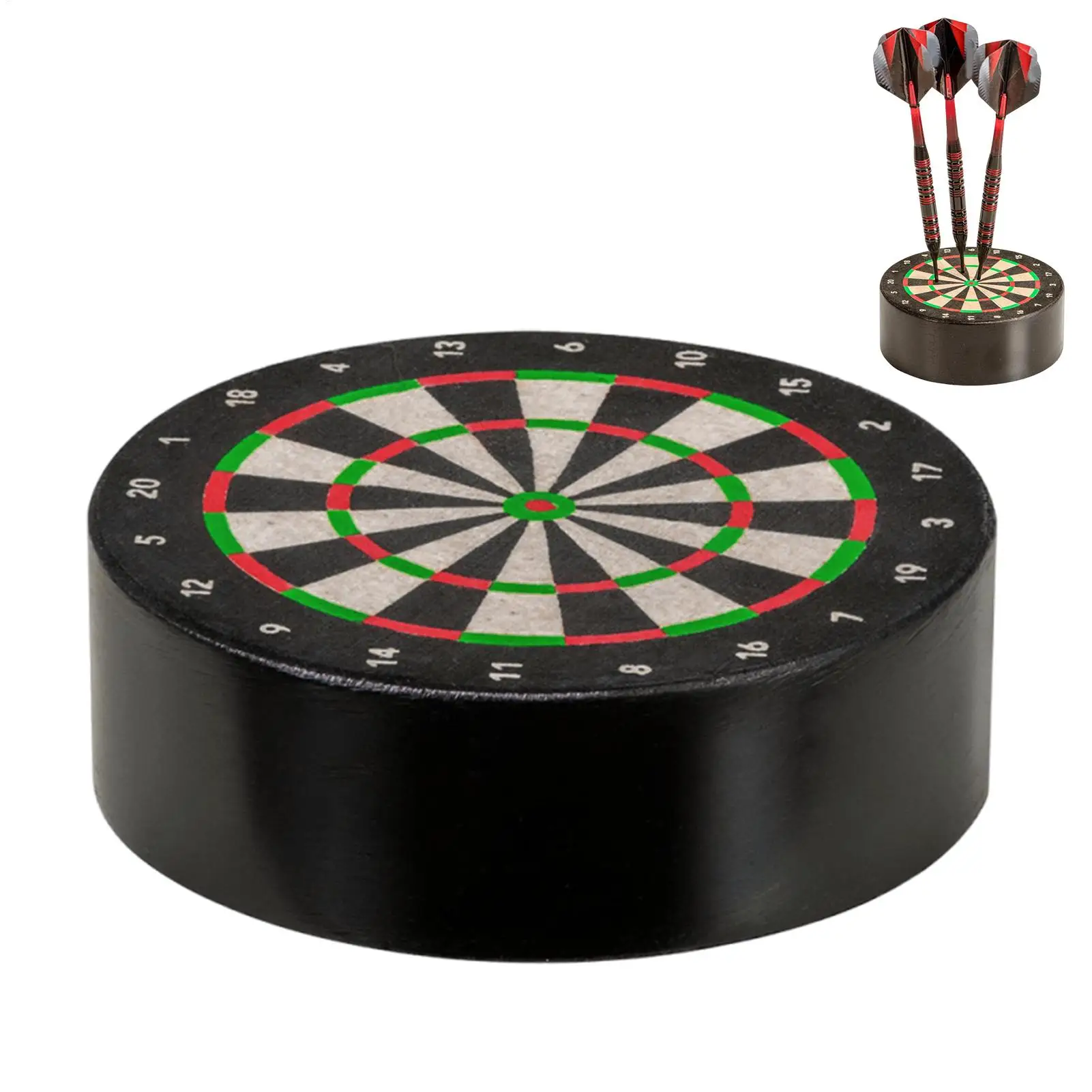 

EVA Dart Board for Adults Space-Saving Soft Tip Dartboard Round Self-Healing Dart Target for Home Bar Game Room Basement Garage