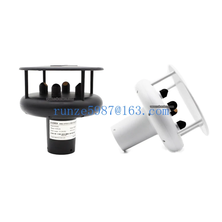 WS303 High Precision And Range Ultrasonic Wind Speed and Direction Sensor for Pipe Installation