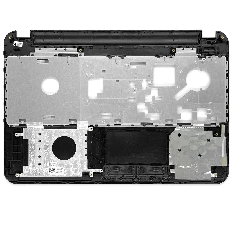 Imagem -04 - Laptop Lcd Tampa Traseira Dobradiças Moldura Frontal Palmrest Caixa Inferior Preto Dell Inspiron 15 15r 5521 5537 3537 3521 Novo