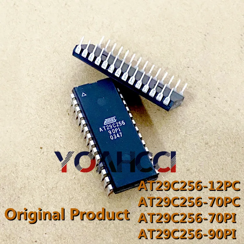 AT29C256-12PC, AT29C256-70PC, AT29C256-70PI, AT29C256-90PI (5-50pieces) Free Shipping EPROM OTP IC Chip, Original In Stock