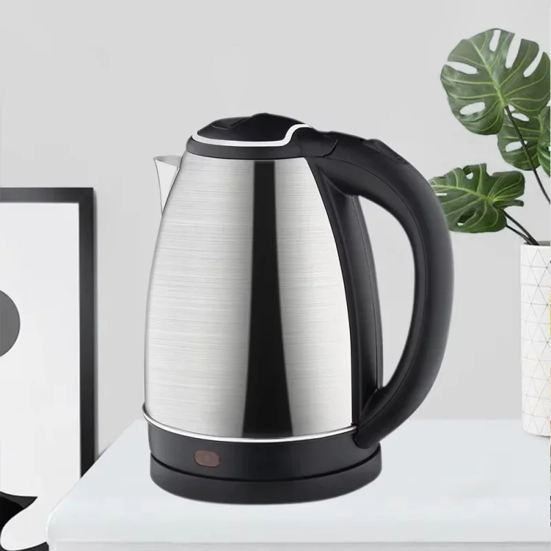 

Travel Electric Kettle Tea Coffee 2L Stainless Steel Portable Water Boiler Pot For Hotel Family Trip Kitchen Smart Kettle Pot