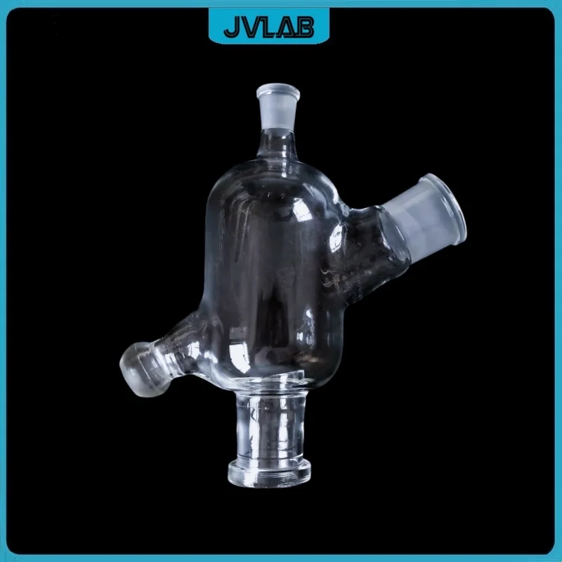 Rotary Evaporator Accessories Laboratory Glassware Four-way Glass Connector for RE-5205 Model