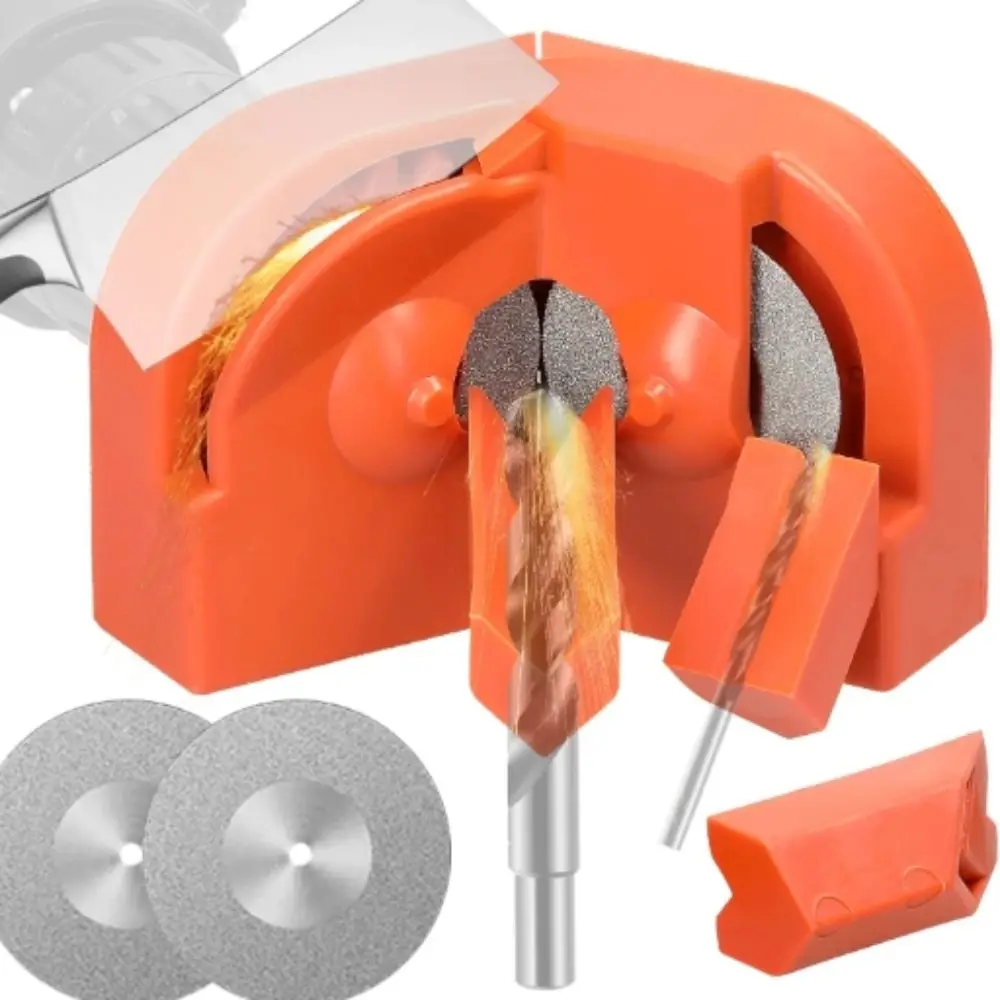 

Polish Drill Bit Grinding Sharpener Wear Resistant Convenient Drill Sharpener Polish Tool Multipurpose Efficient