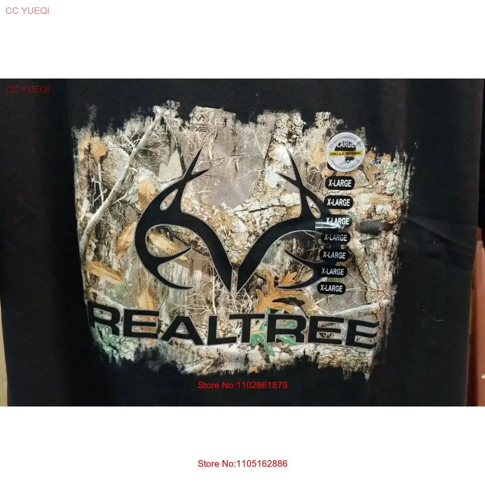 

Черная камуфляжная футболка Realtree Antlers Sz XL, новая винтажная потертая слегка удобная уличная одежда, топ для повседневной носки, растягивающаяся