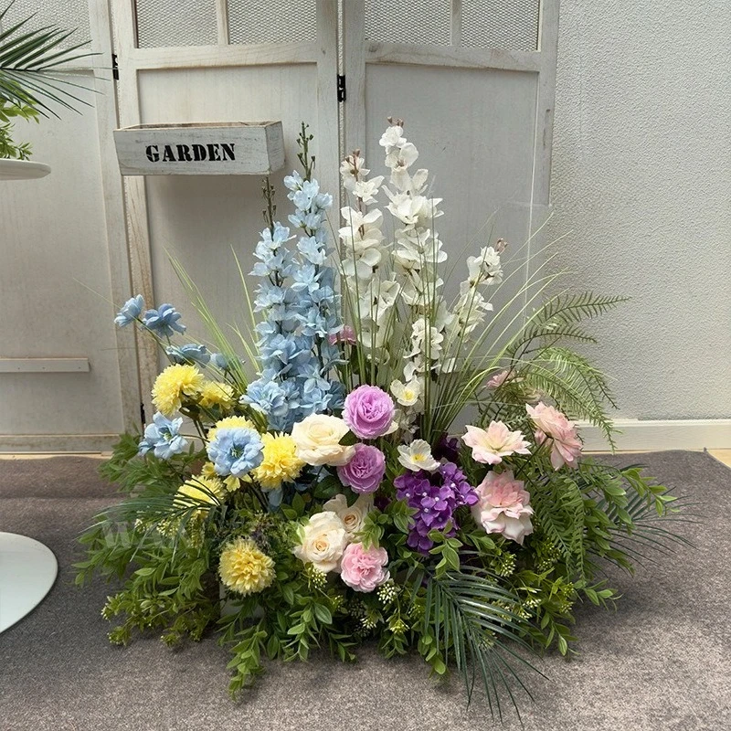 

Monet Garden Simulation Flower Ornament Wedding Green Plant False Decoration Arrangement Engagement Props Wholesale