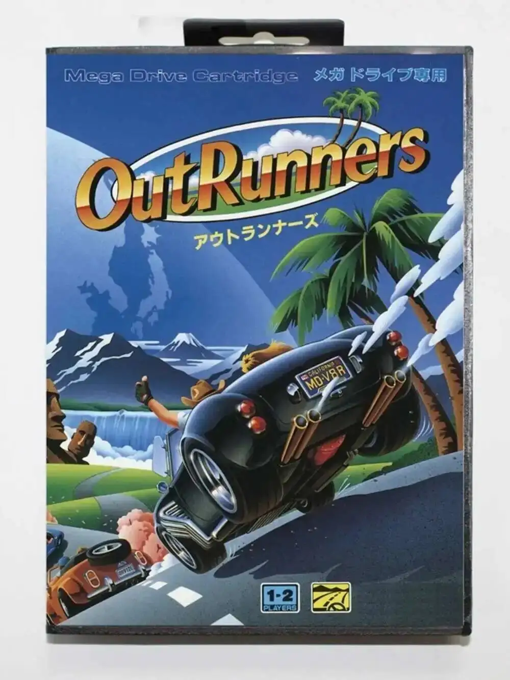 Nueva llegada, tarjeta de juego Outrunners de 16 bits MD para Sega Mega Drive/Genesis con caja original