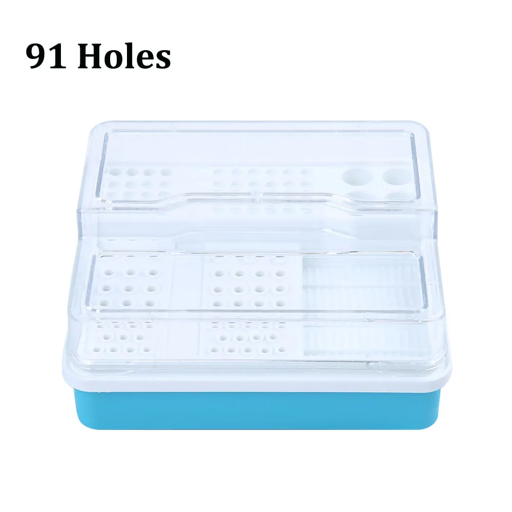 Dental Endo Files Sterilization Box Dental Instruments Diamond Burs Boxes Drills Block Holder For Burs Gutta Percha Endo Files