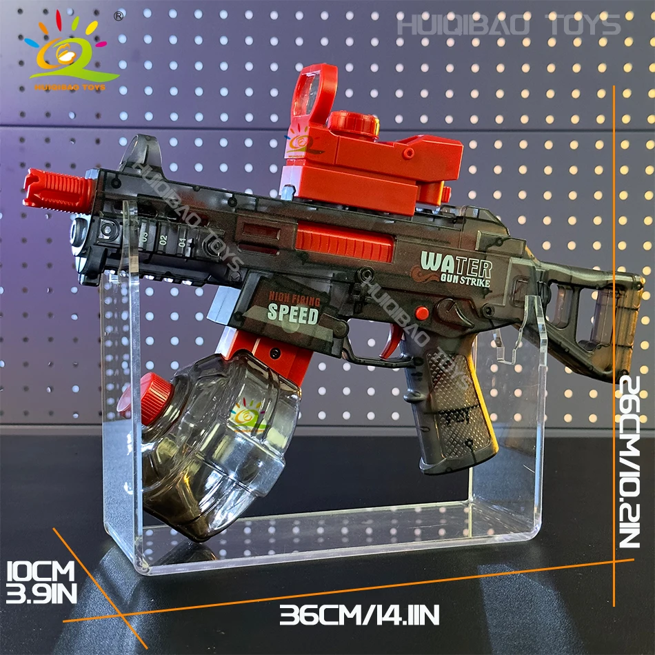 HUIQIBAO 2025, automatische elektrische UMP45-Maschinen-Wasserpistole, kämpft Spielzeug, Sommerwasser, Outdoor, Strand, Schwimmbad, Spielzeug für Erwachsene, Geschenk