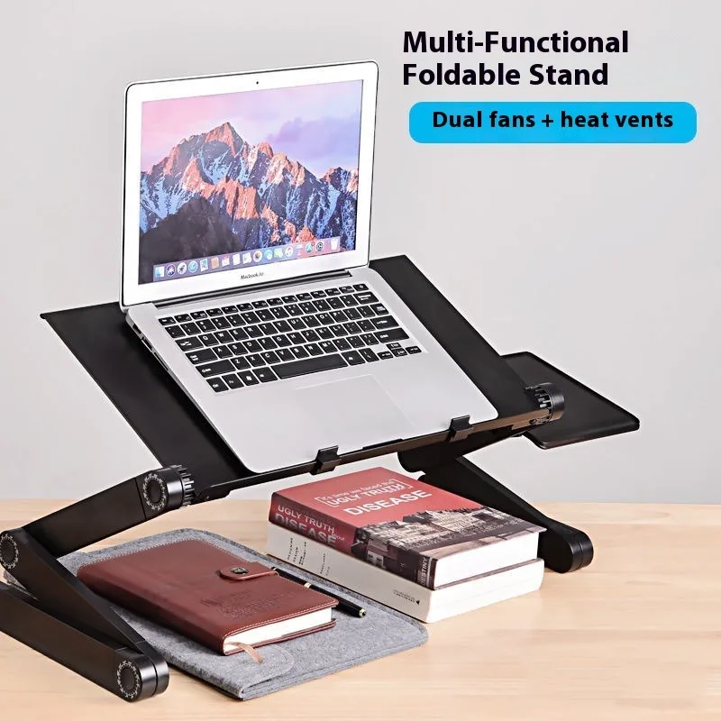 حامل الكمبيوتر المحمول قابل للتعديل مريح العائمة مكتب جبل صينية سرير قابلة للطي مكتب المنزل الكمبيوتر حامل التبريد العنصر الساخن بيع #5