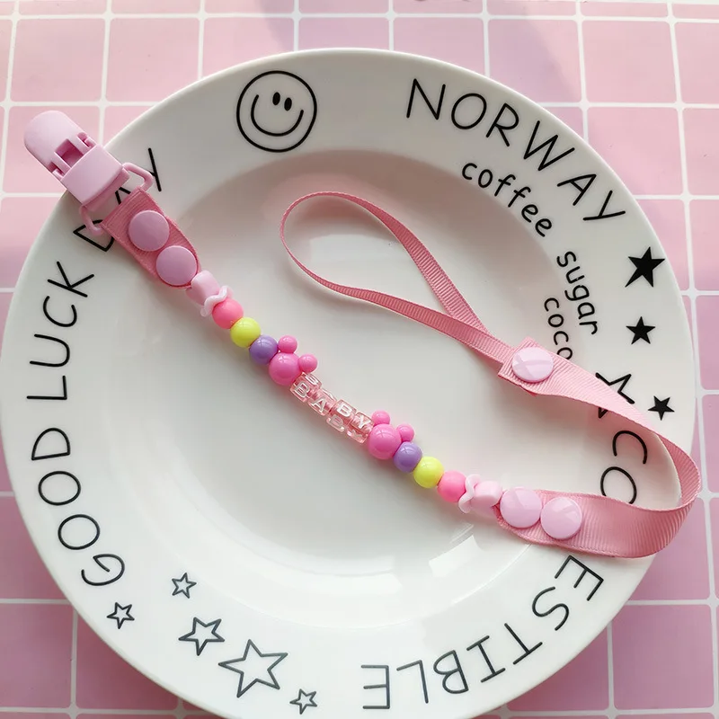 Handmade หัวนม Chain เด็ก Pacifier ซิลิโคน Appease จุกนมหลอก Teething ของขวัญสำหรับทารกเด็ก