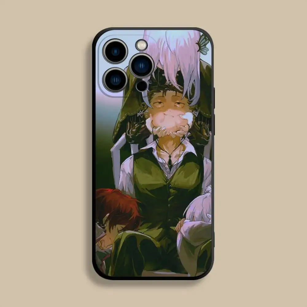 Re0 N-Natsuki S-Subaru حافظة هاتف آيفون 17,16,15,14,13,12,Pro,Max,Plus,E,SE4,Air,غطاء ناعم أسود صغير