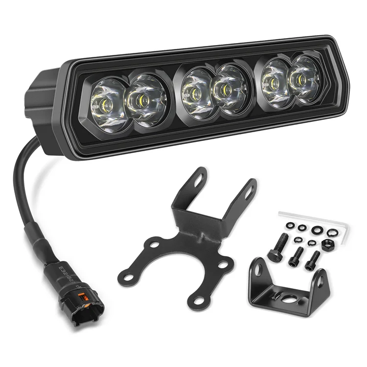 12V 30W Hyper Spot Beam White Light 6 Inch E Bike Light Bar Led Headlight for Sur Ron Lbx Talaris Segway