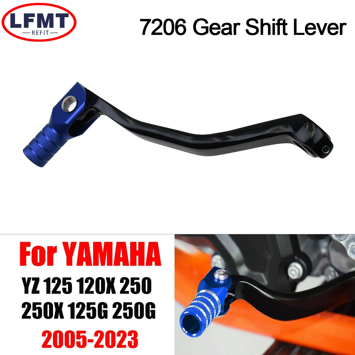 

Motorcycle CNC Folding Aluminum Gear Shift Lever For Yamaha FANTIC XX125 XX250 XE125 YZ 125 120X 250 250X 125G 250G 2005-2022 23