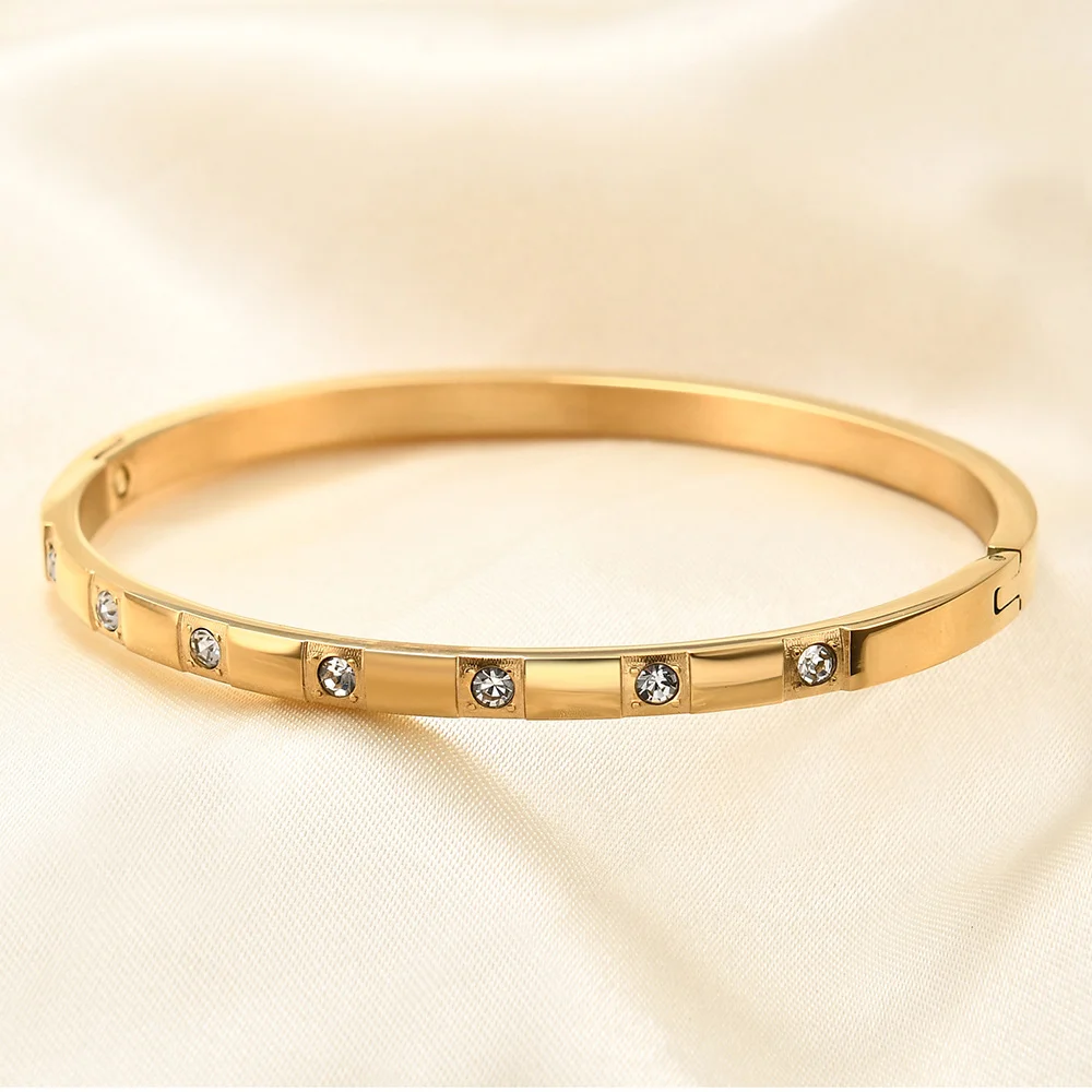 Bracelet en acier inoxydable p - Cuff Bangle Bracelet avis et prix