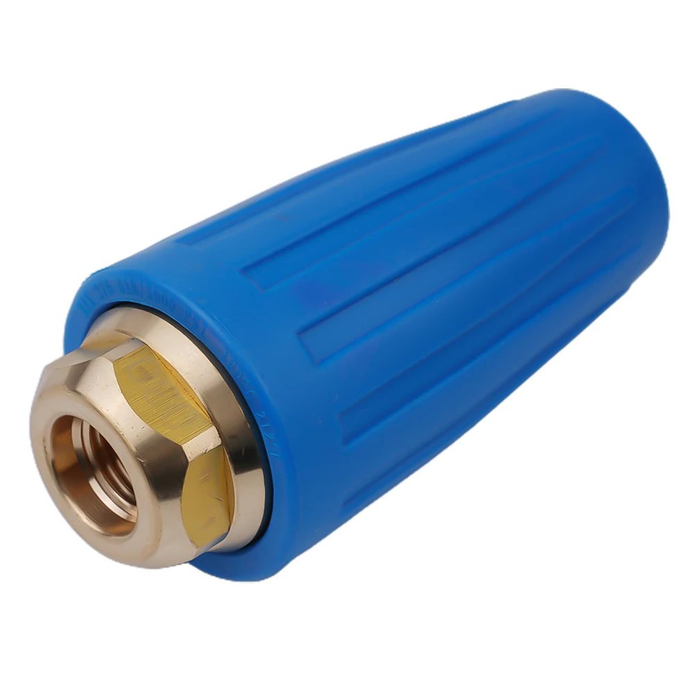 Useful Convenient Turbo Nozzle Adapter 1/4in Cleaning Connector High Pressure Quick Connect Release Rotating Spray